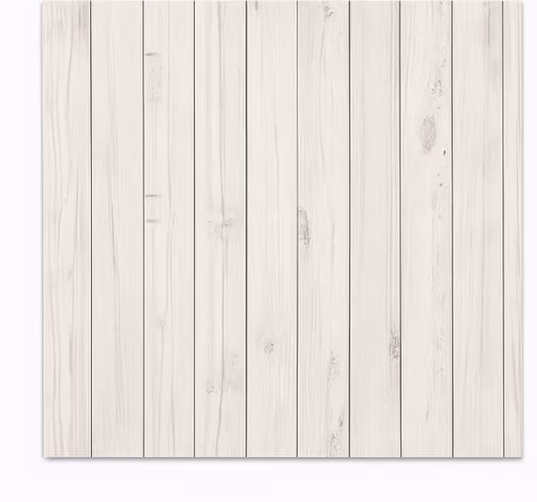 White roller blind in weathered white wood - TenStickers