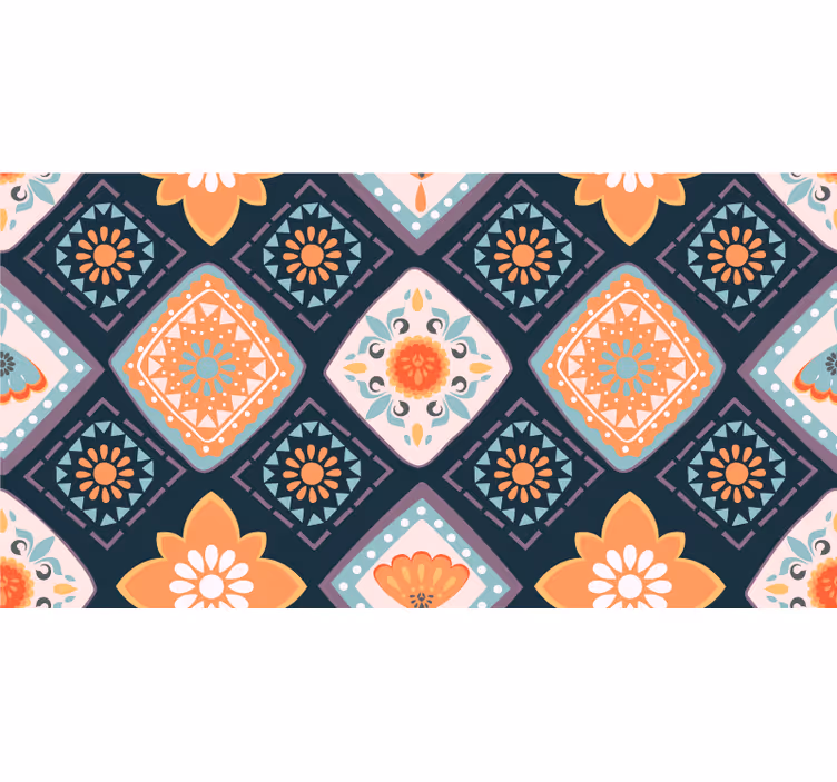 Bathroom window blind in abstract mini tiles - TenStickers