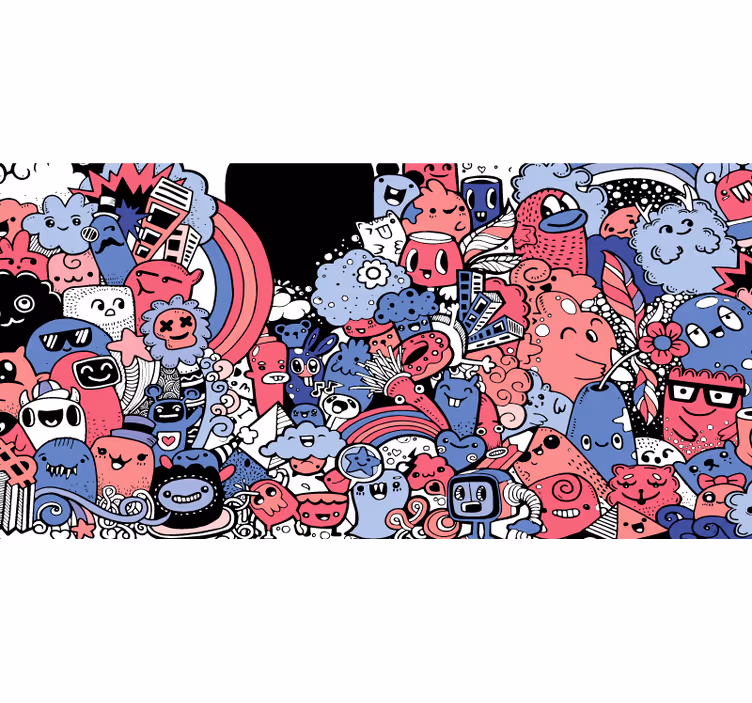 Geek roller blind fantasy - TenStickers