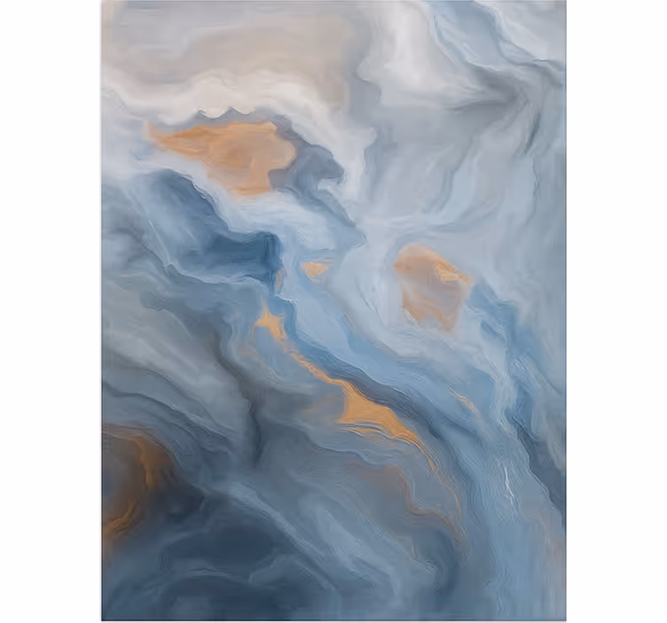 Amber-blue shades texture roller blind - TenStickers