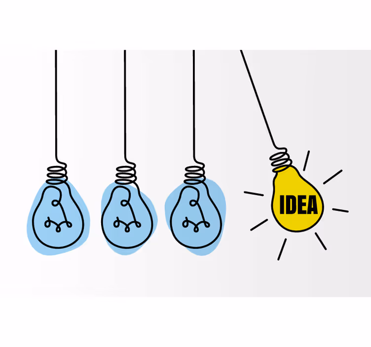 Bright idea office window roller blind - TenStickers