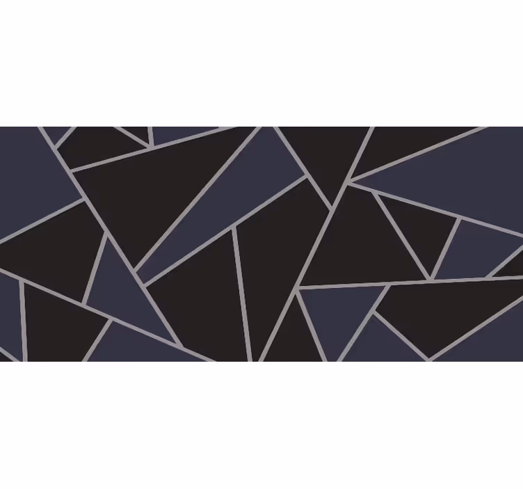 Black roller blind ivory marble tile - TenStickers