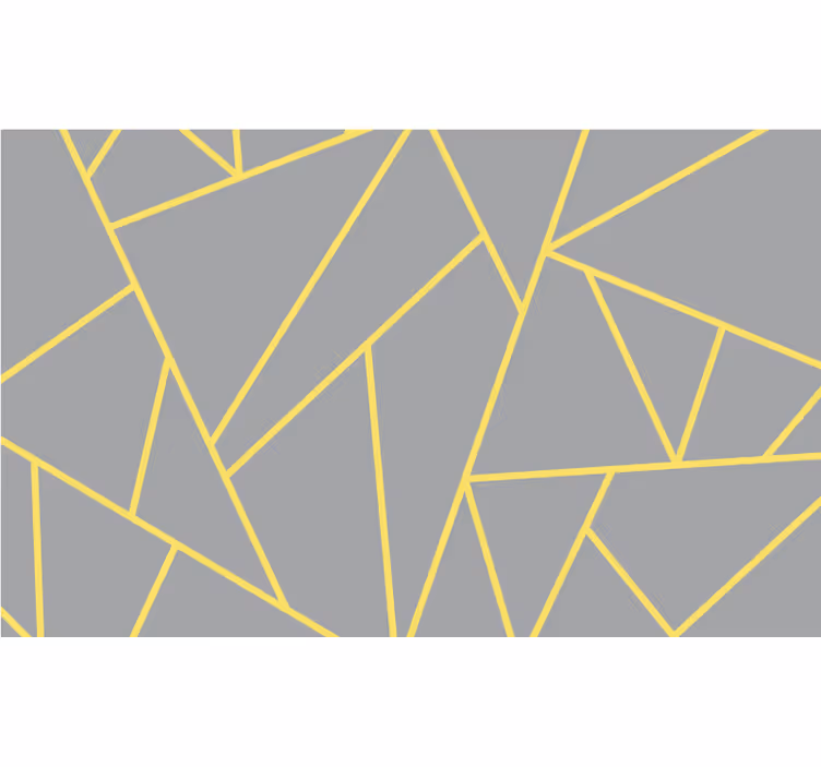 Grey roller blind pantone triangles two design - TenStickers