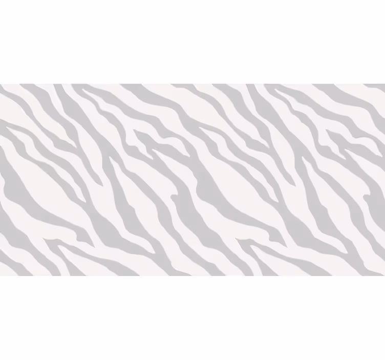 Grey roller blind with light gray zebra pattern - TenStickers