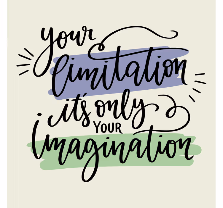 Office window roller blind with inspiring quote design - TenStickers