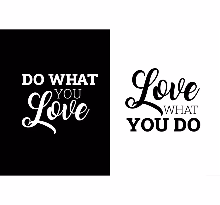 Do what you love office window roller blind - TenStickers