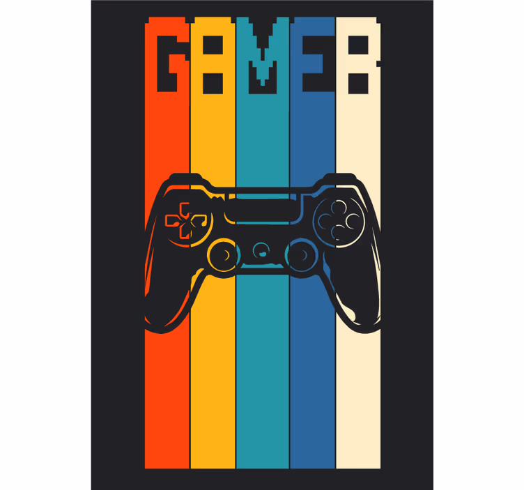 Teenage roller blind gamer edition - TenStickers