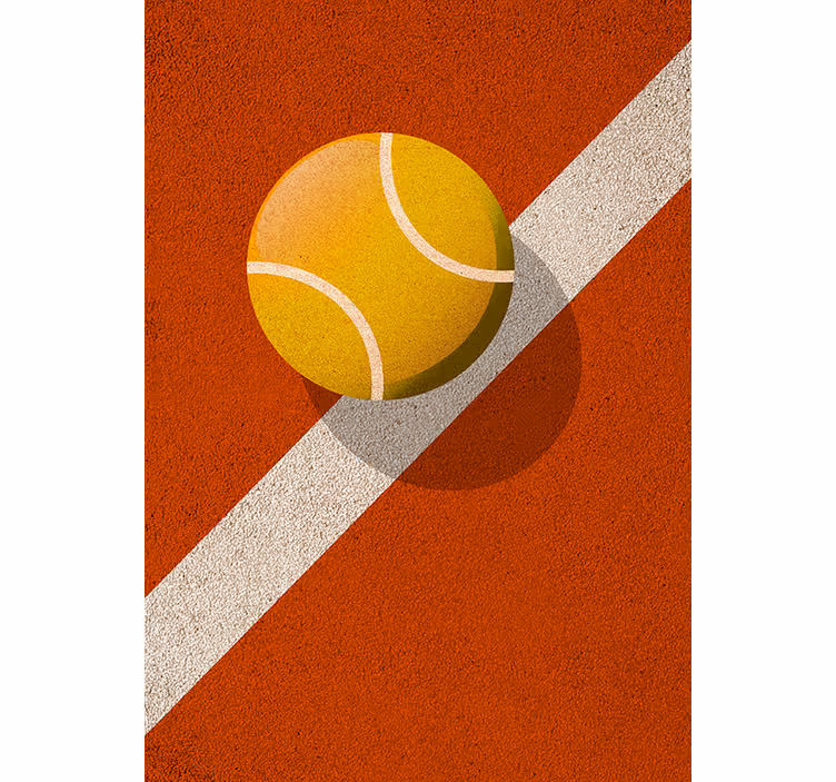 Teenage roller blind tennis design - TenStickers
