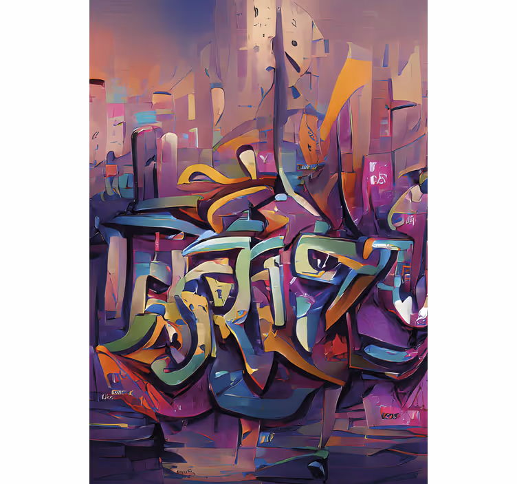 Teenage roller blind street art graffiti design - TenStickers