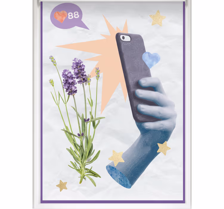 Teenage roller blind for a digital lifestyle - TenStickers