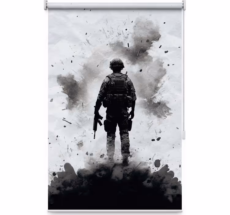Teenage roller blind soldier of war - TenStickers