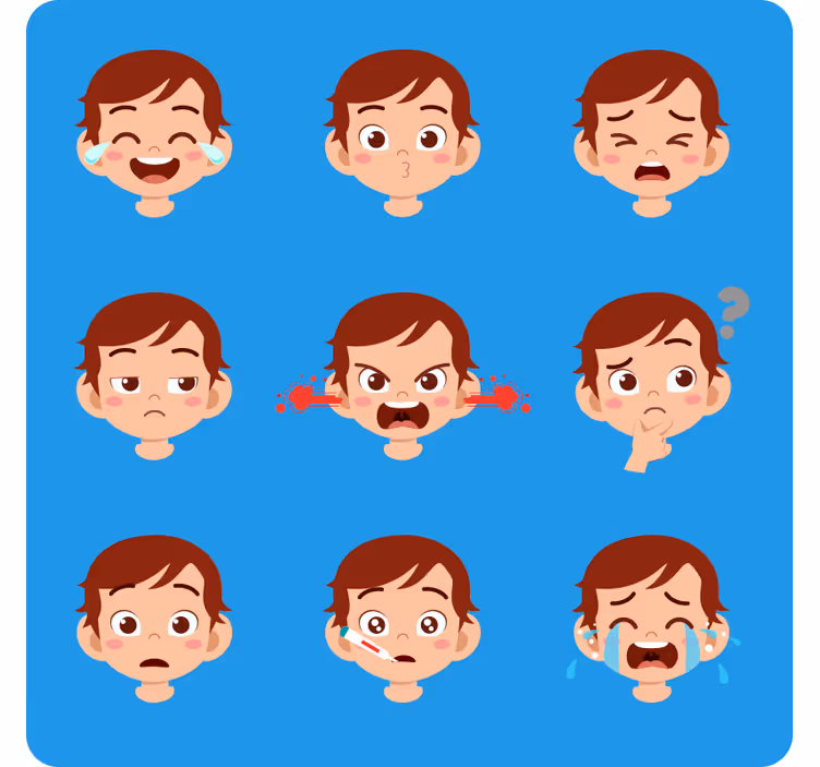 Fun roller blind for joyful kids - TenStickers