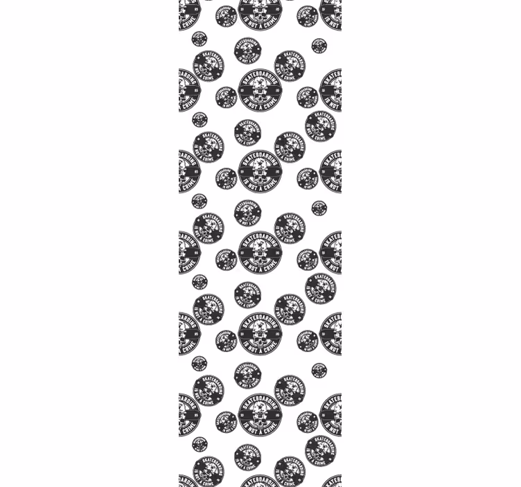 Teenage roller blind skate crime - TenStickers
