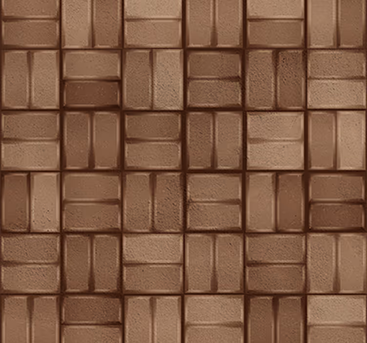 Brown roller blind in geometric marble design - TenStickers