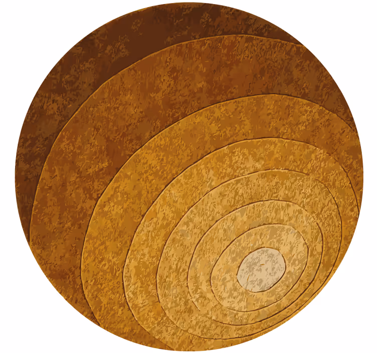 Brown roller blind kitchen nordic sphere - TenStickers