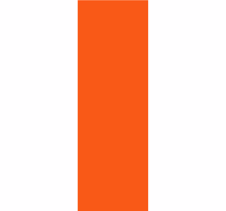 Orange roller blind in vibrant hue - TenStickers