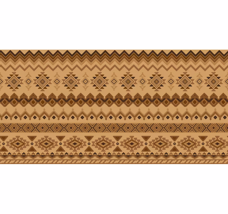 Orange roller blind ethnic kilim pattern - TenStickers