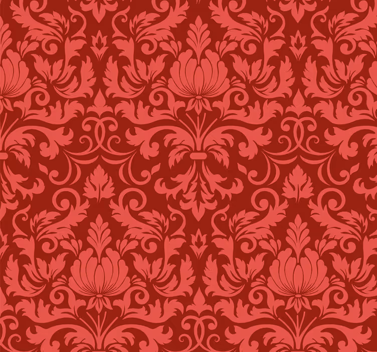 Red roller blind in velvet - TenStickers