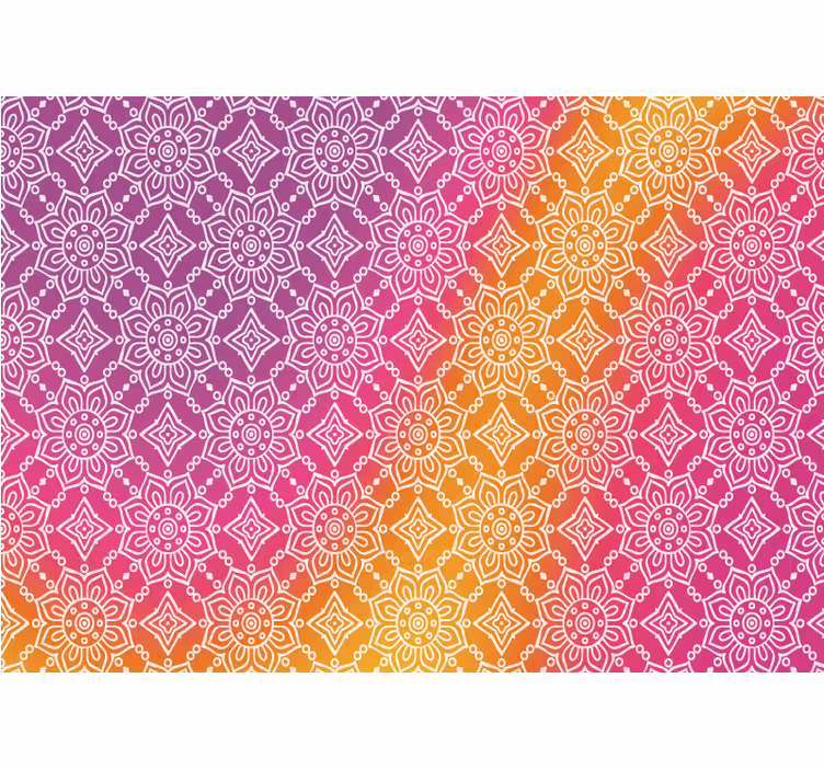 Outdoor roller shade in pink rustic pattern - TenStickers