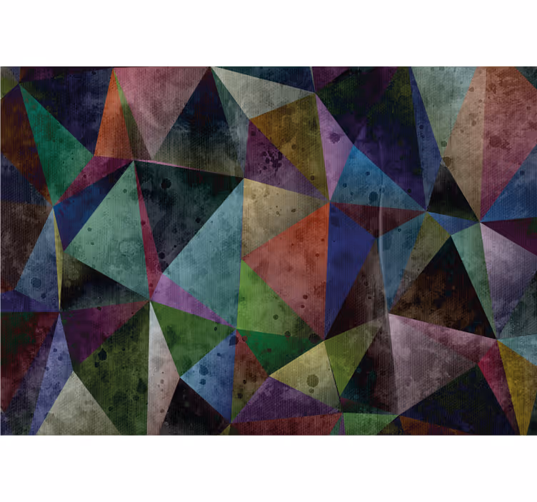 Outdoor roller shade in picasso-inspired color depth - TenStickers