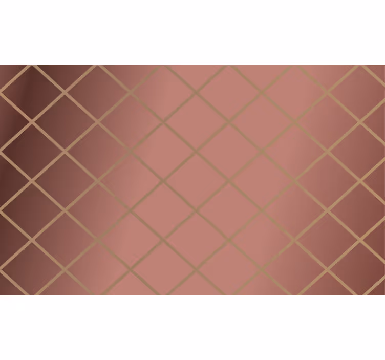 Pink and gold diamond outdoor roller shade - TenStickers