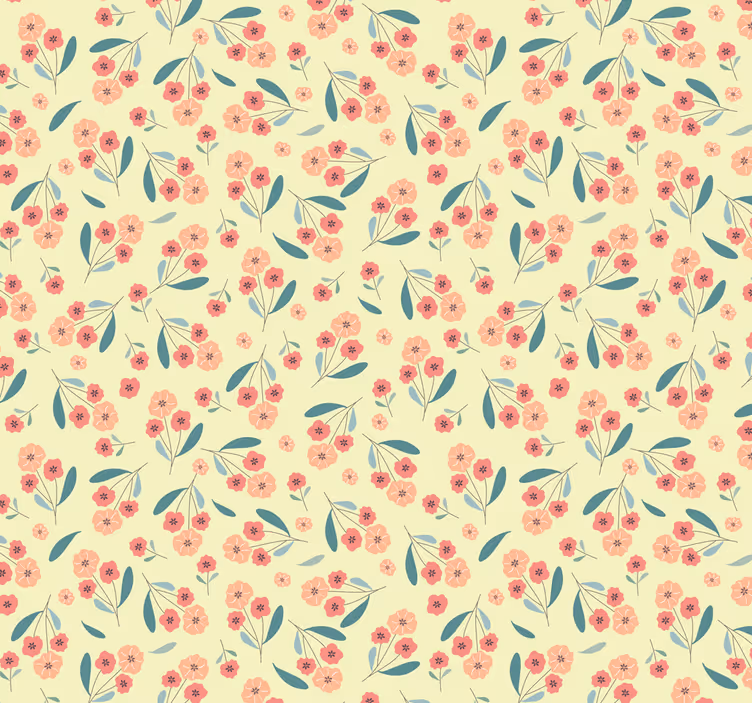 Outdoor roller shade with floral roses pattern - TenStickers