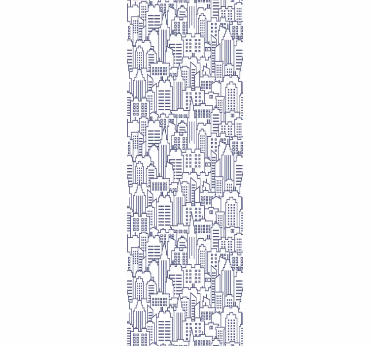 Teenage roller blind with urban design pattern - TenStickers