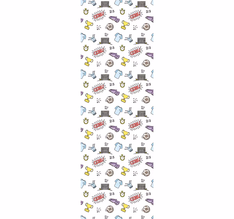 Teenage roller blind with world cup soccer design - TenStickers