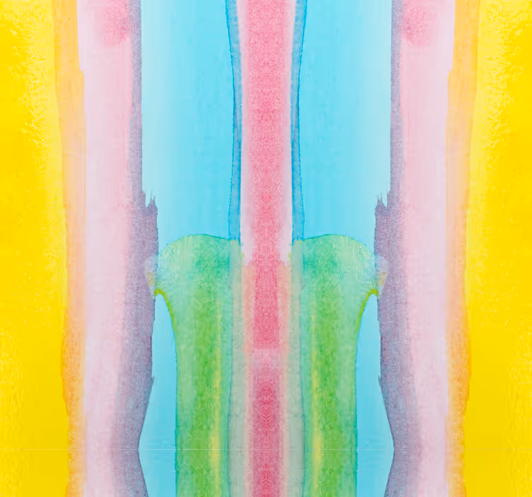 Teenage roller blind multicolor background - TenStickers