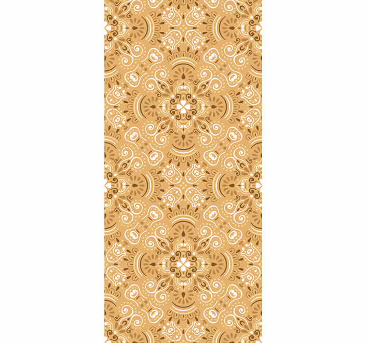 Teenage roller blind with vintage beige design - TenStickers