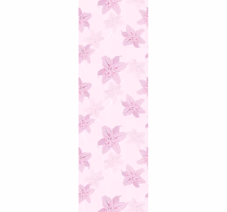 Teenage roller blind with lovely floral pattern - TenStickers