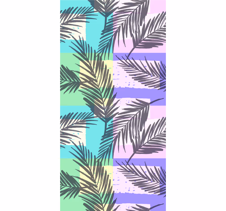 Teenage roller blind with tropical palm pattern - TenStickers