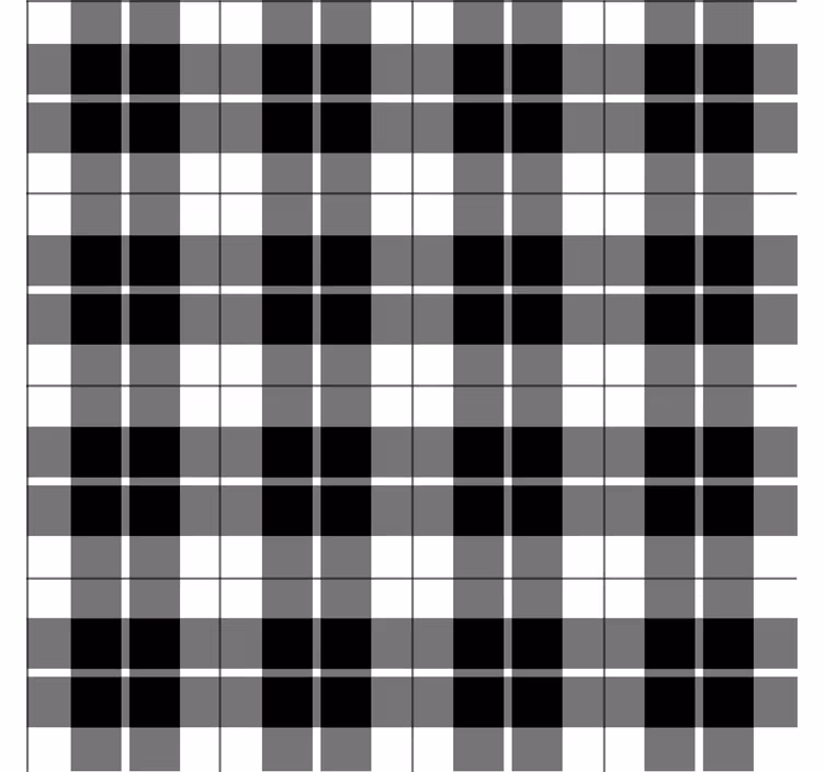 Bathroom window blind in dark and light gray squares - TenStickers