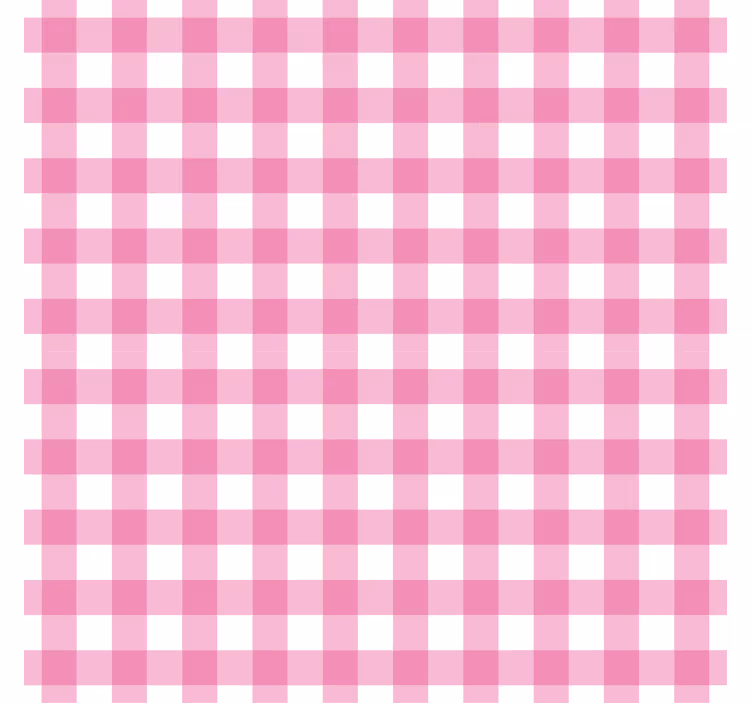 Bathroom window blind in pink and white squares - TenStickers