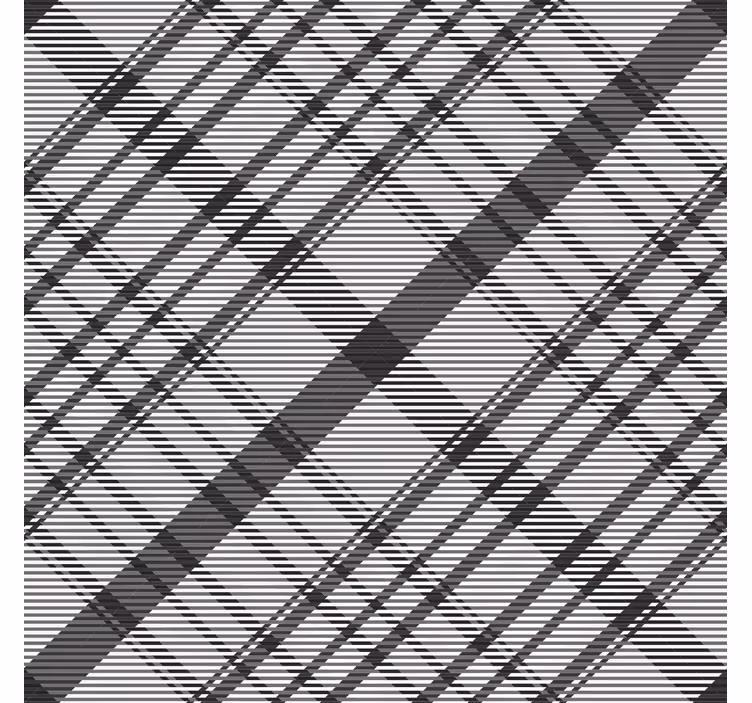 Bathroom window blind in gray and black squares - TenStickers