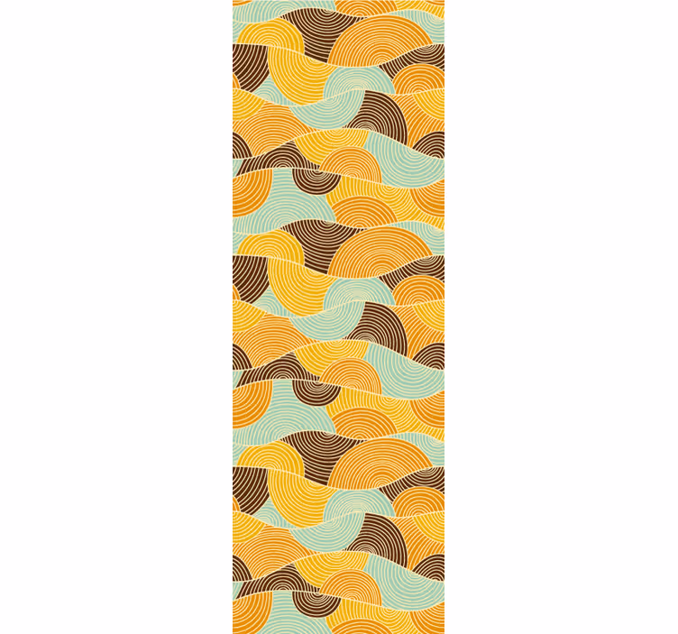Classic roller blind psychedelic hippy patterns - TenStickers