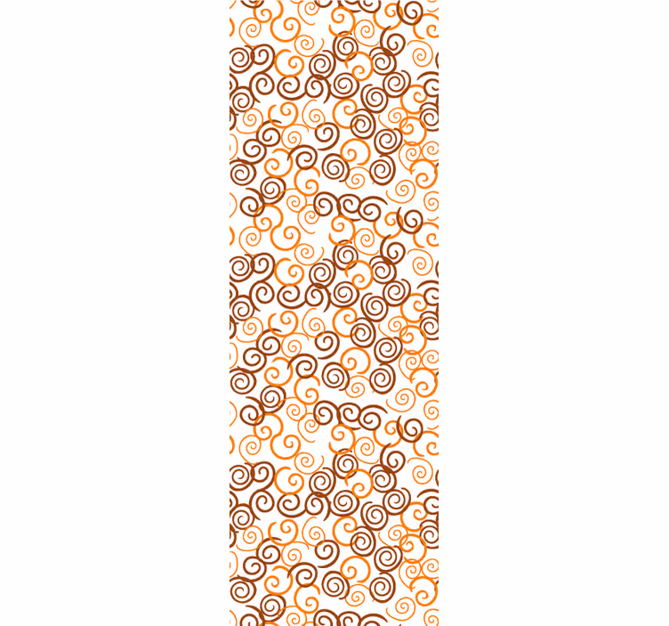 Two colours psychedelic classic roller blind - TenStickers