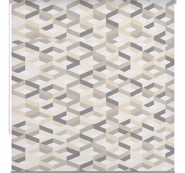 Minimal geometric bathroom window blind - TenStickers