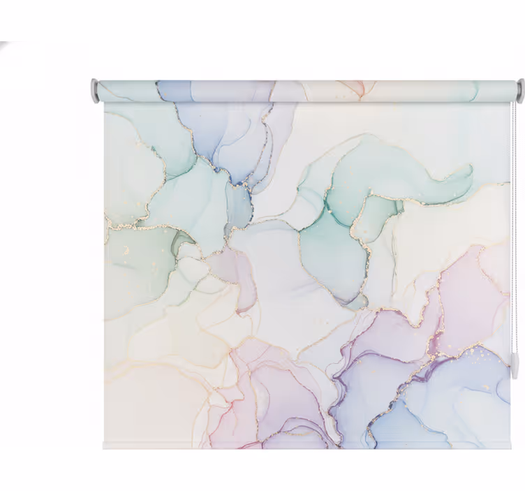 Pastel color bathroom window blind - TenStickers