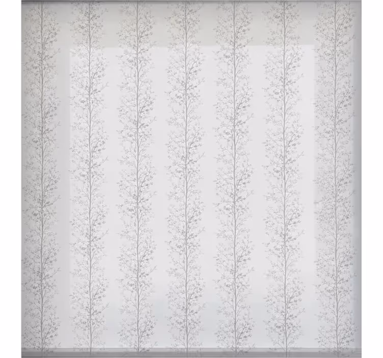 Grey roller blind with tree pattern - TenStickers
