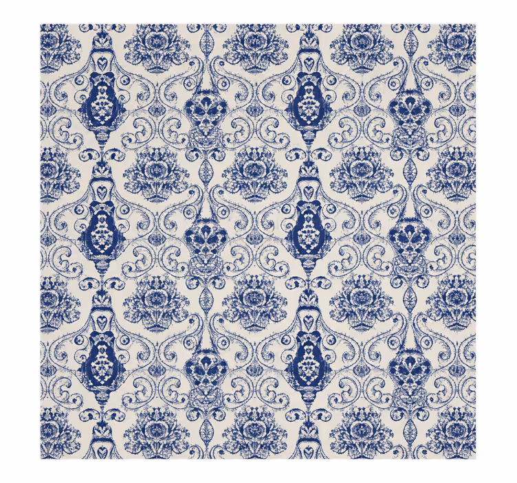 Master bedroom roller blind 140cm porcelain design - TenStickers