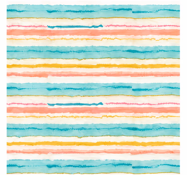 Roller blind for kitchen window 250cm striped summer design - TenStickers