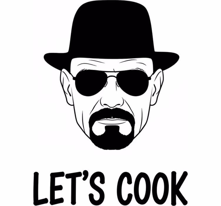 Movie roller blind heisenberg let's cook - TenStickers