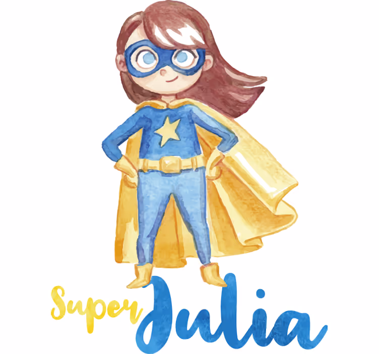 Superhero roller blind for a personalized girl - TenStickers