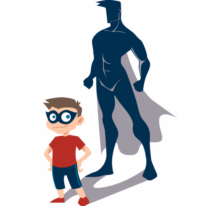 Superhero roller blind for kids - TenStickers