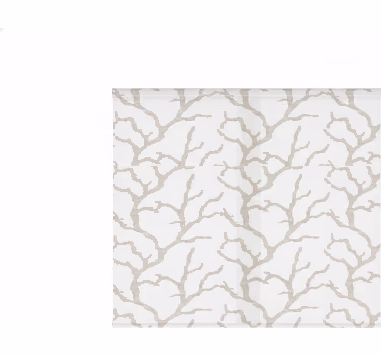 Balcony roller blind in elegant beige design - TenStickers