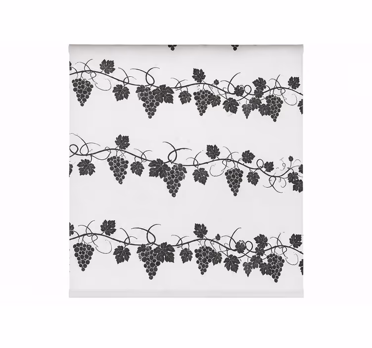 Roller blind for kitchen window berry plant holder - TenStickers