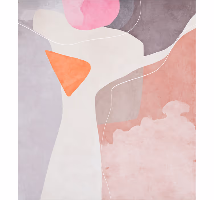 Roller blind for kitchen window width 80 modern art - TenStickers