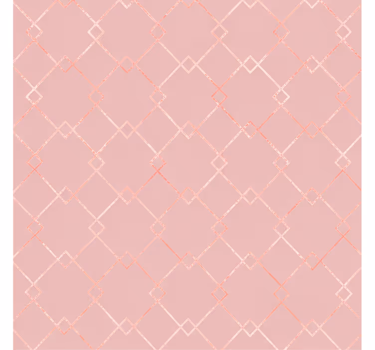 Pink roller blind with modern squares pattern - TenStickers