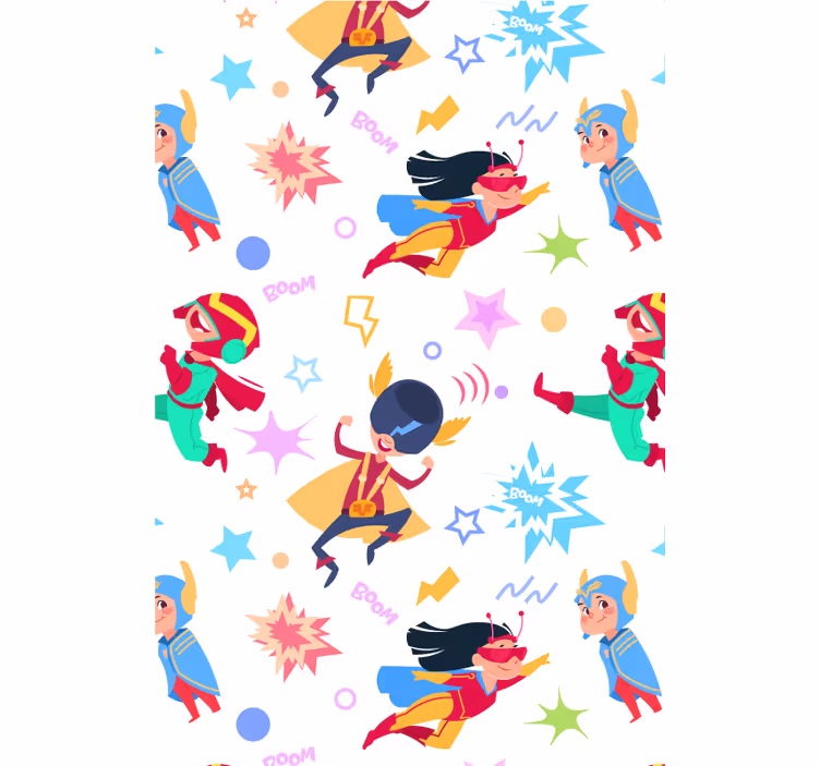 Heroic Journeys superhero roller blind - TenStickers